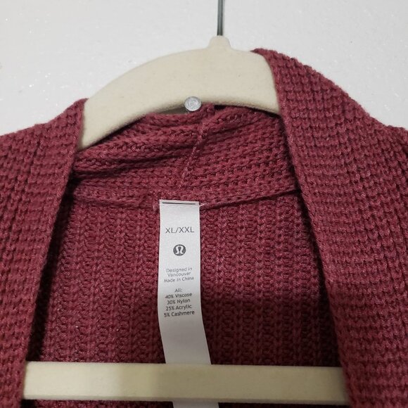Lululemon Open Front Cashmere  Blend Cardigan - Picture 8 of 9